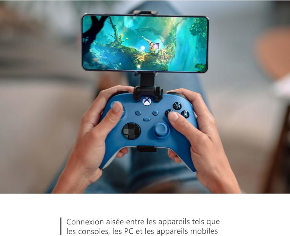 Xbox Manette sans Fil - Shock Blue – Image 4